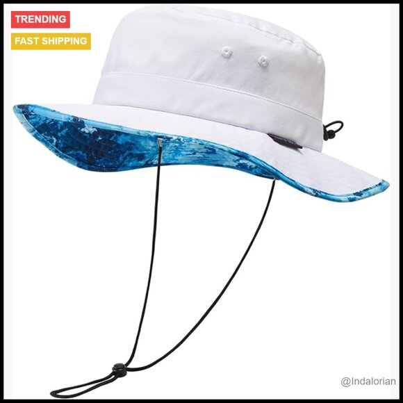 Foldable Sun Hat UPF 50+ Bucket Style Adjustable Drawstring Outdoor Adventure
